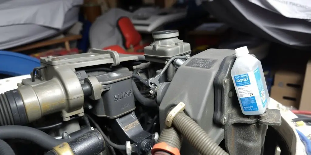 Winterized boat engine parts