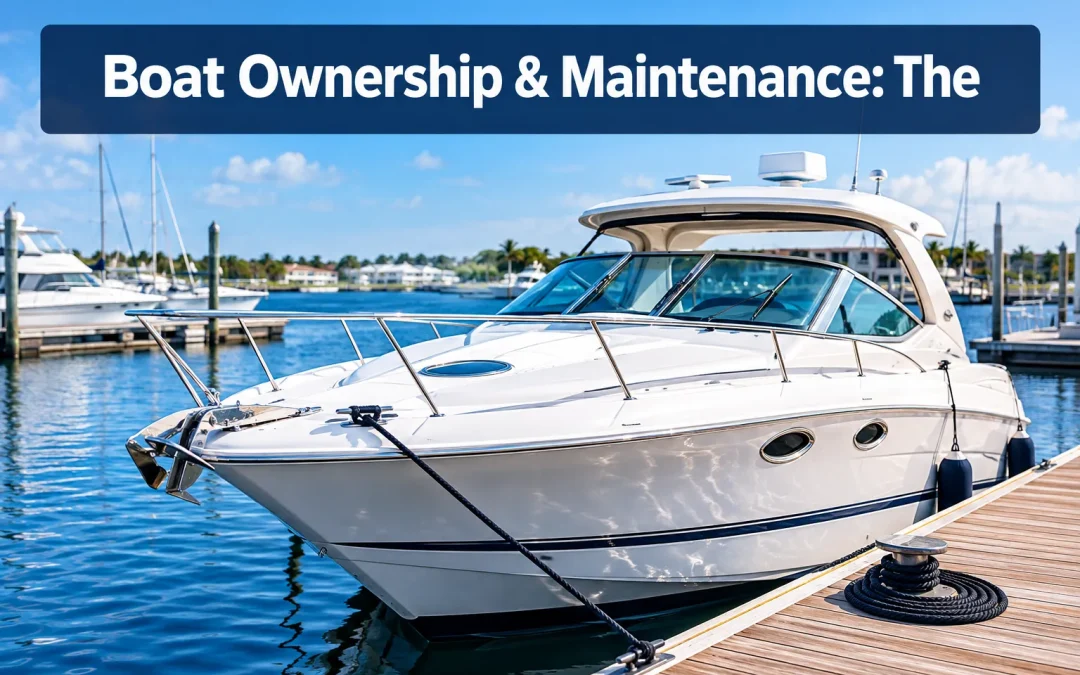 Boat Ownership & Maintenance: The Complete Beginner's Guide