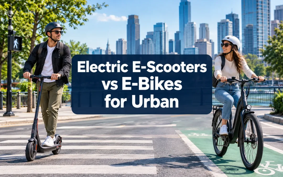 Electric E-Scooters vs E-Bikes for Urban Riders: Cost, Safety, and Where Each Makes More Sense