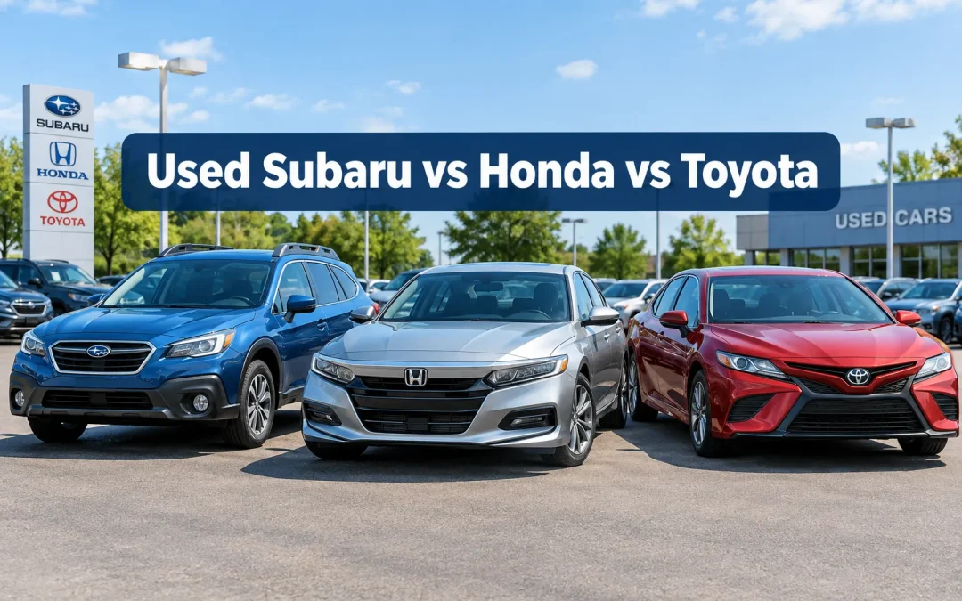 Used Subaru vs Honda vs Toyota: Reliability, Resale Value, and Ownership Cost Compared