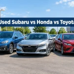 Used Subaru vs Honda vs Toyota: Reliability, Resale Value, and Ownership Cost Compared Used Subaru vs Honda vs Toyota: Reliability, Resale Value, and Ownership Cost Compared
