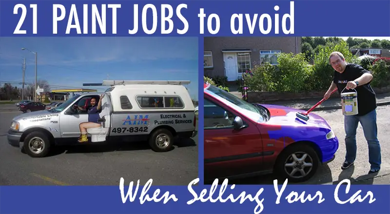 21 Paint Jobs To Avoid When Selling Your Car