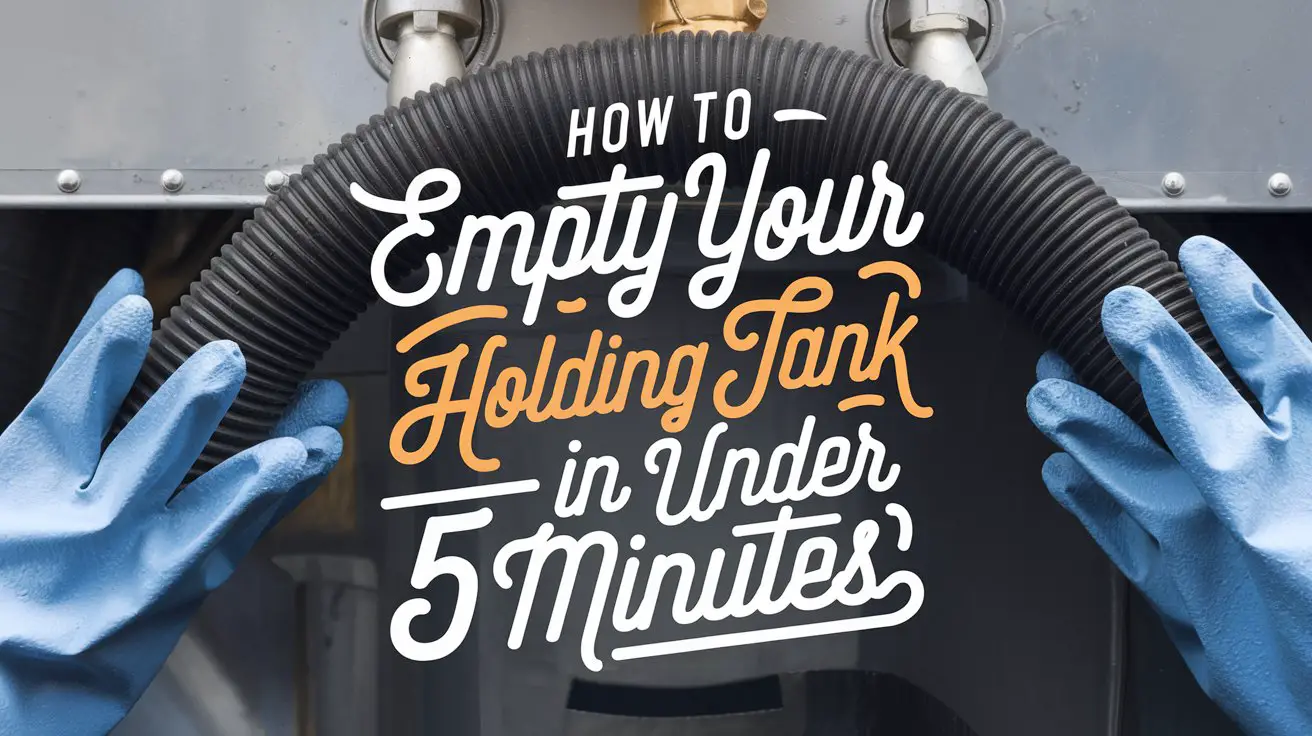 How To Empty Your RV Holding Tank in Under 5 Minutes