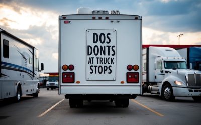The 7 Do's And Don'ts Of RVs At Truck Stops (Truckers Speak!)