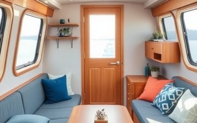 25 Charming Houseboat Living Interiors For A Cozy Home