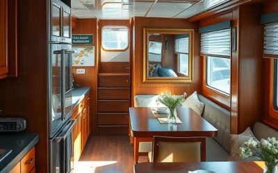 29 Maximizing Space Ideas: Houseboat Kitchen and Dining Solutions