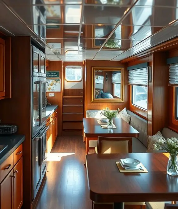 29 Maximizing Space Ideas: Houseboat Kitchen and Dining Solutions