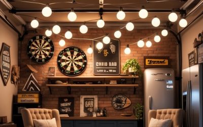 25 Cozy Lighting Ideas to Transform Your Garage into a Man Cave Oasis