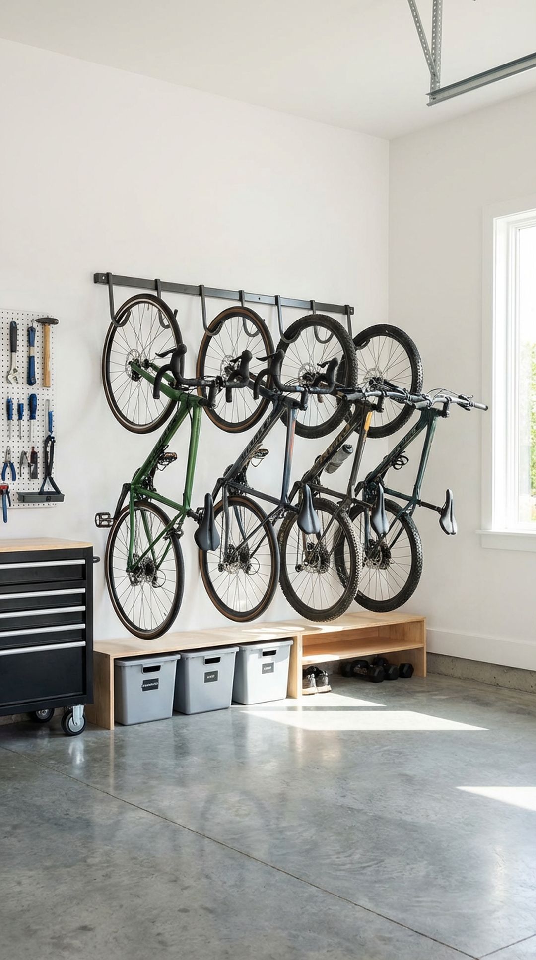 Wall-Mounted Bike Racks