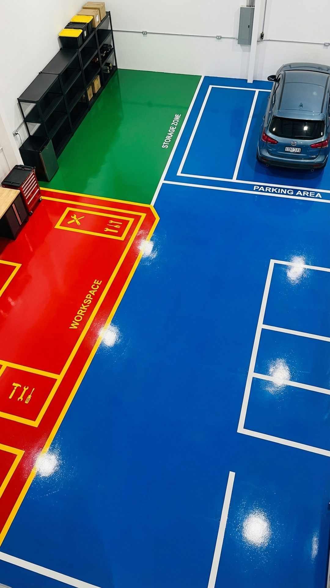 Color-Coded Floor Zones