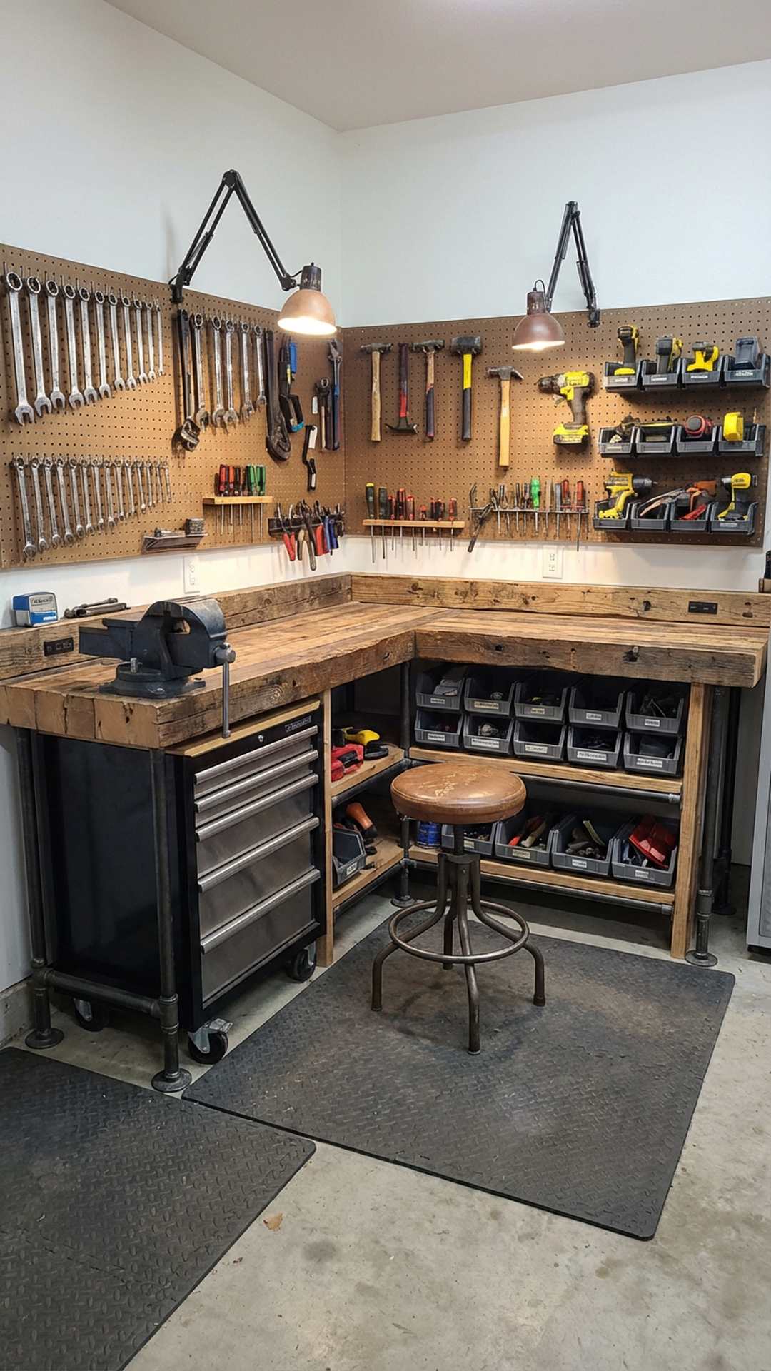 Space-Maximizing Corner Workbench