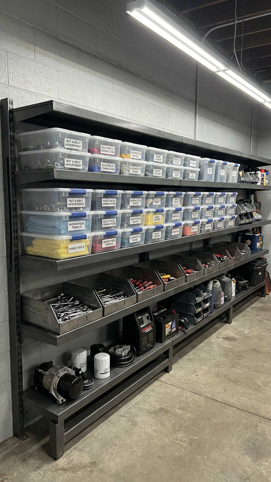 Heavy-Duty Modular Shelving System