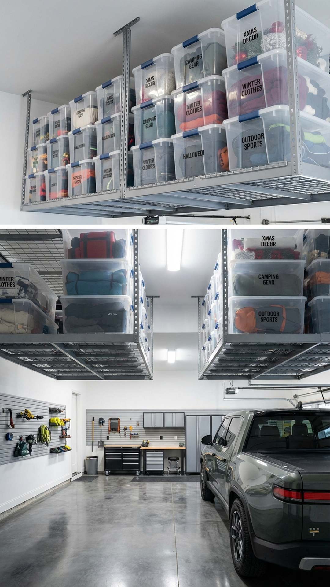 Overhead Ceiling Storage Racks