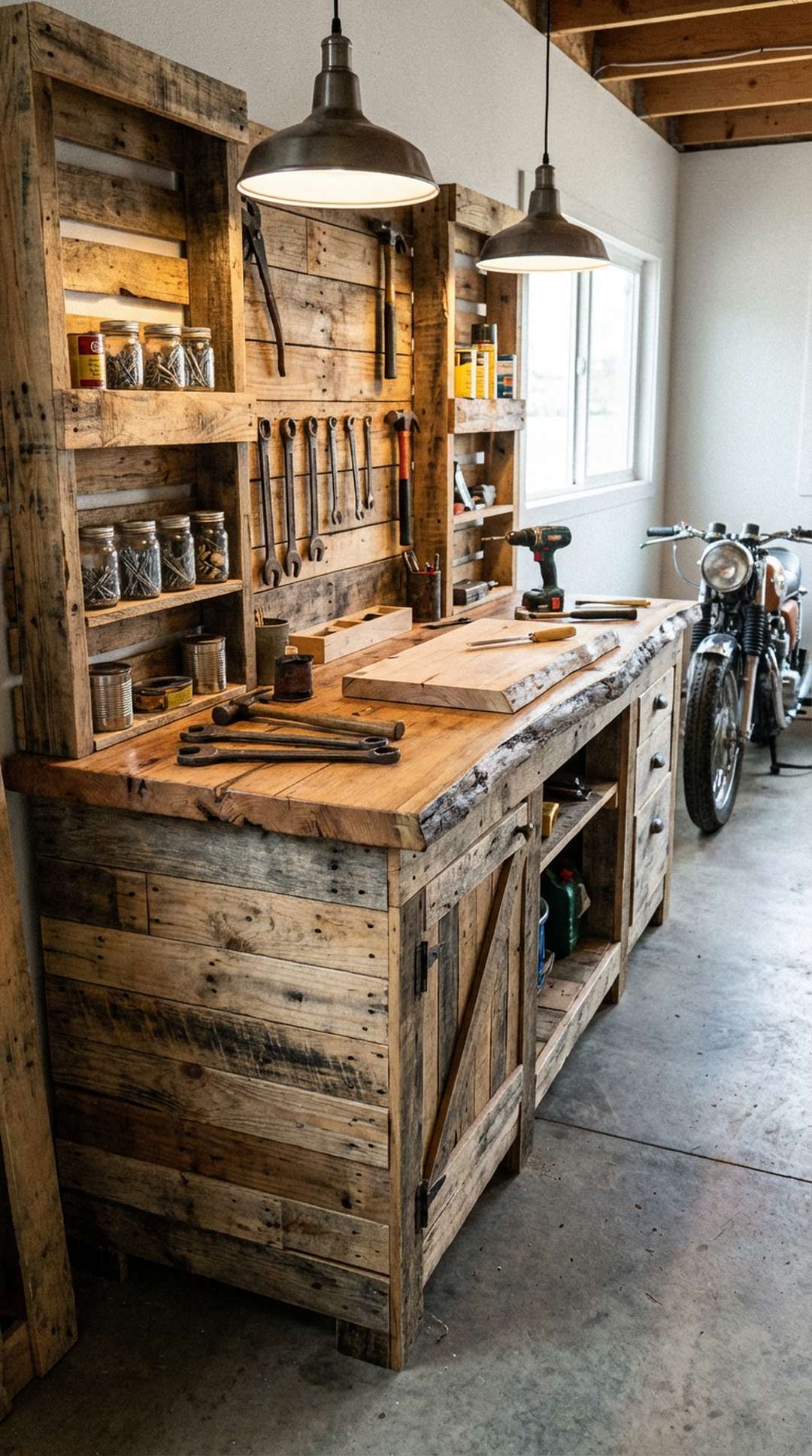 Build a DIY Pallet Workbench