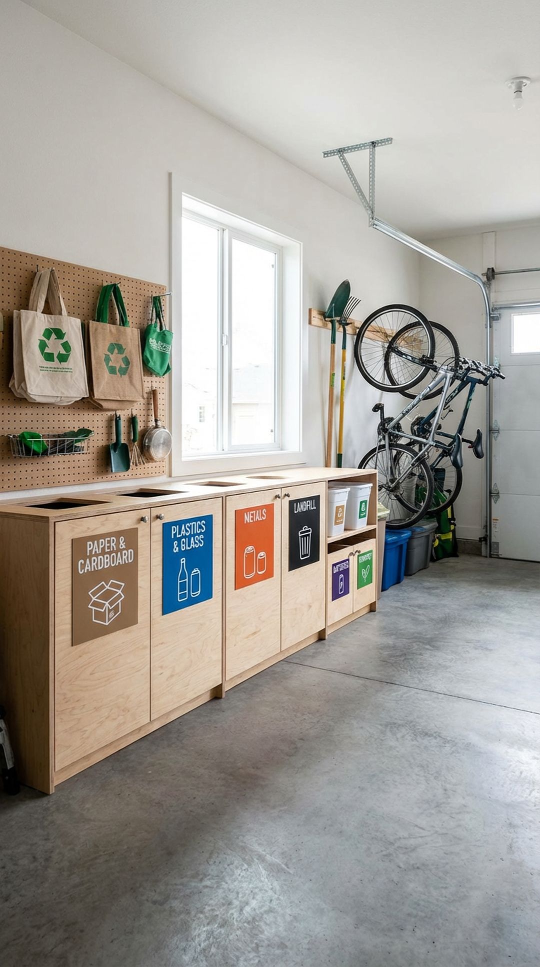 Dedicated Recycling and Trash Station