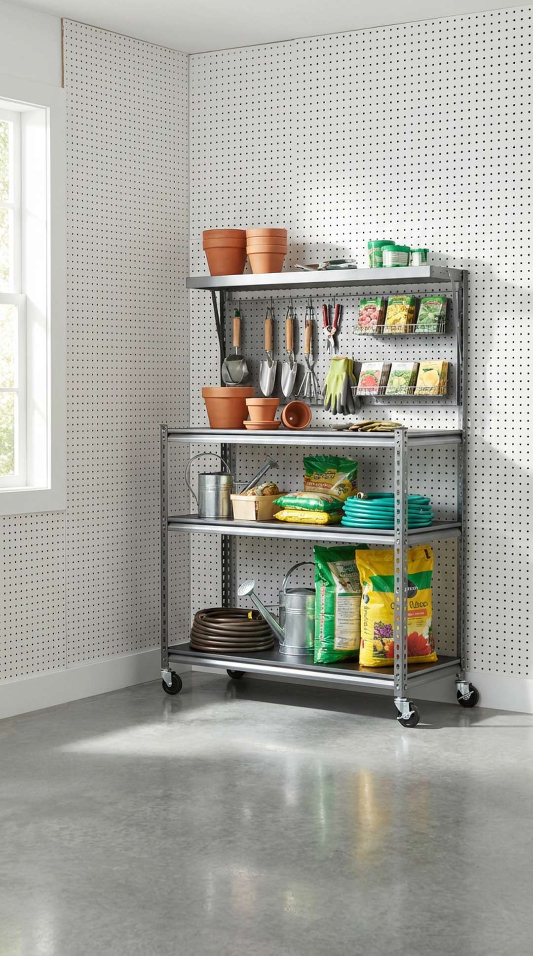 Rolling Storage Cart on Wheels