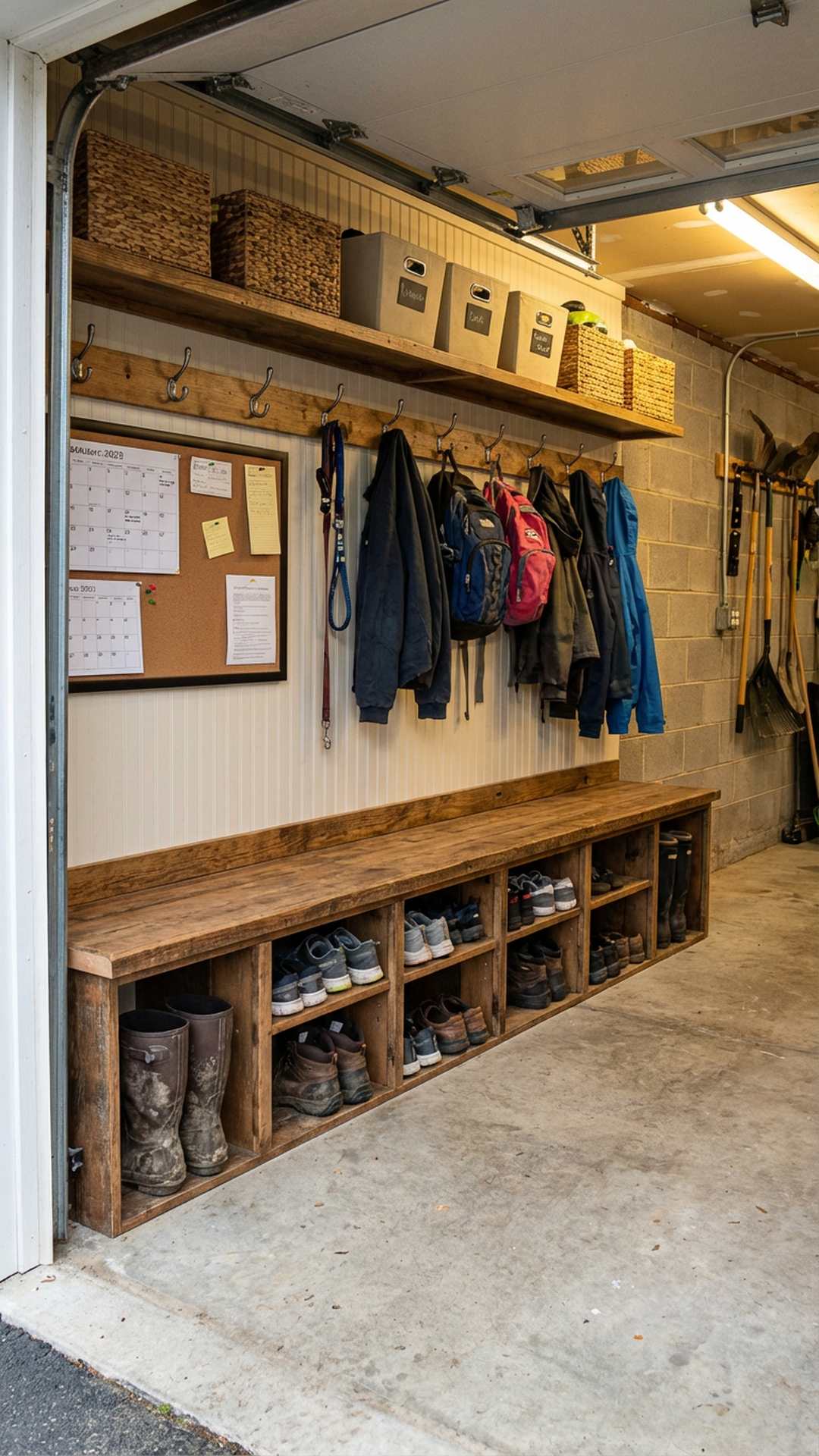 Mudroom-Style Shoe Storage Bench