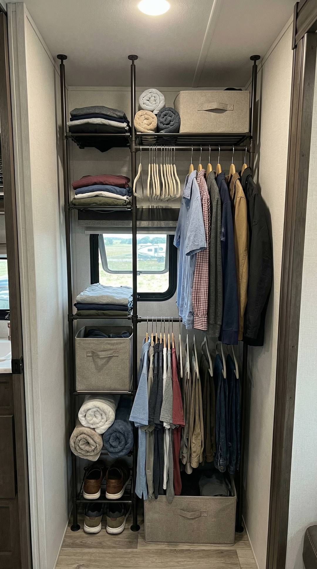 Tension Rod Organizer