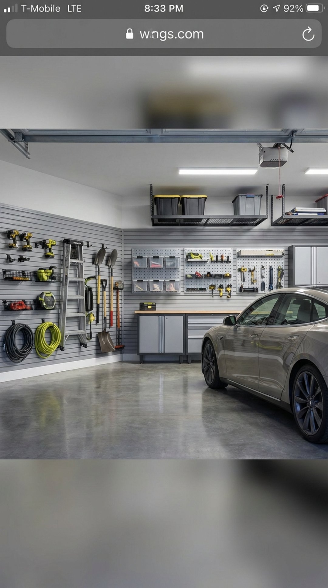 Slat wall system with various storage accessories