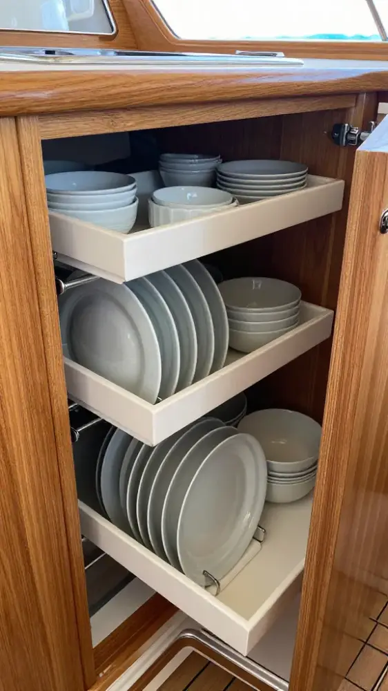 Custom Pegboard Dish Organizers