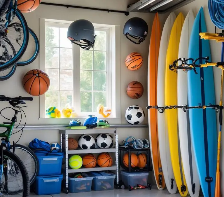 20 Garage Sports Equipment Organization for Summer