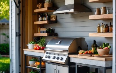 15 Garage BBQ Station Ideas for Cookout Season