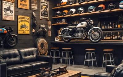 18 Motorcycle Man Cave Decor Ideas