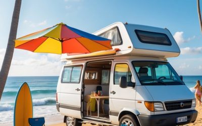 16 Camper Van Beach Setup Ideas