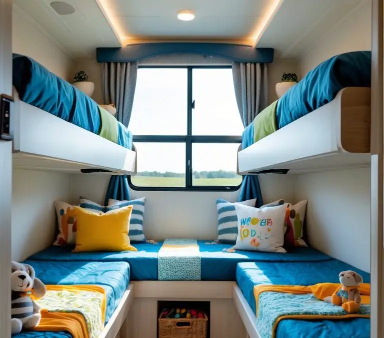 16 Family-Friendly RV Bunk Room Ideas