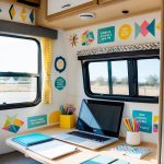 19 Homework Station Ideas in Your RV v2-1aqbdz-526gd