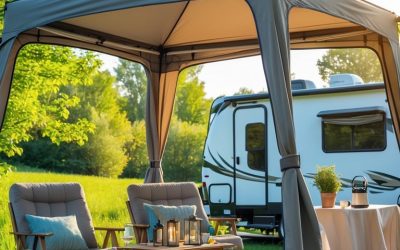 15 RV Deck Ideas for a Cozy Summer Campsite Setup