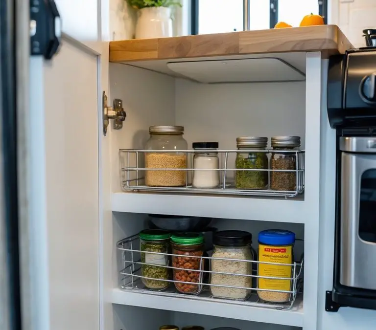 15 Camper Organization Ideas for Tiny Kitchens and Tight Cabinets