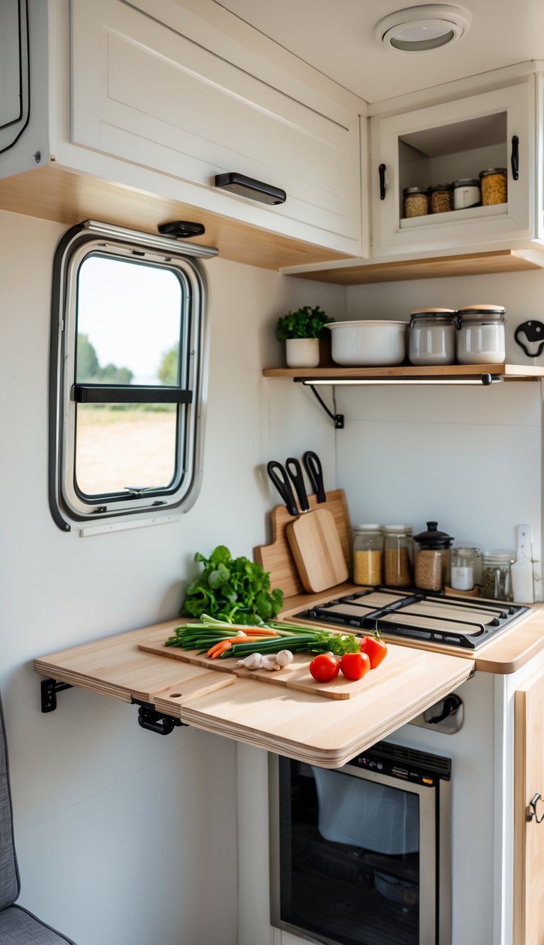 15 Camper Organization Ideas for Tiny Kitchens and Tight Cabinets