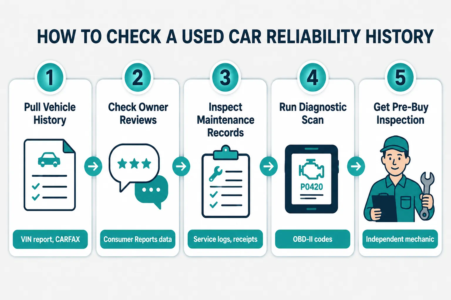 How to Check a Used Car's Reliability History