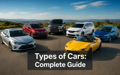 Complete Guide to Types of Cars: Sedans, SUVs, Trucks, and More