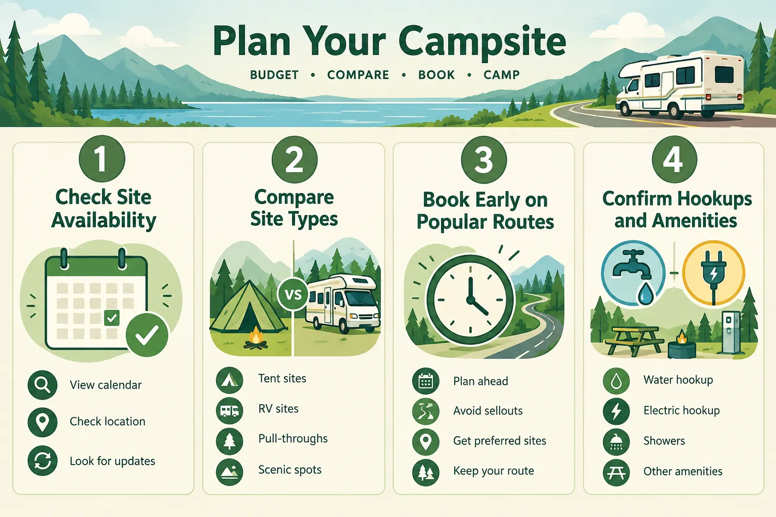 Best Camping Locations Near Me by Destination Type