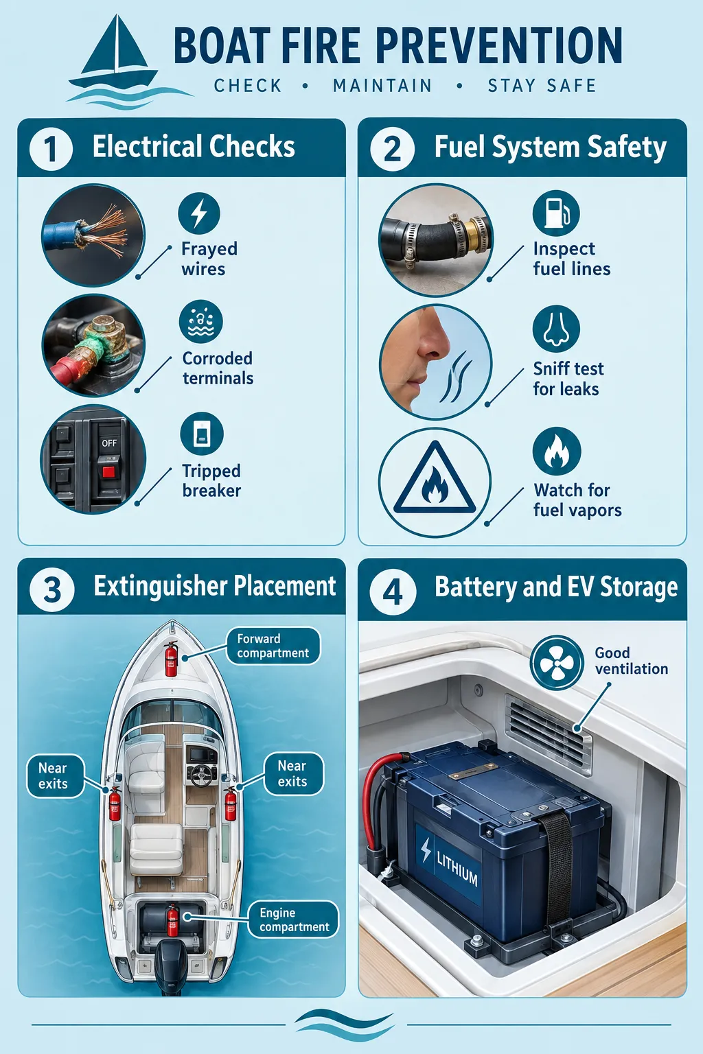 Boat Fire Prevention: Stopping Fires Before They Start