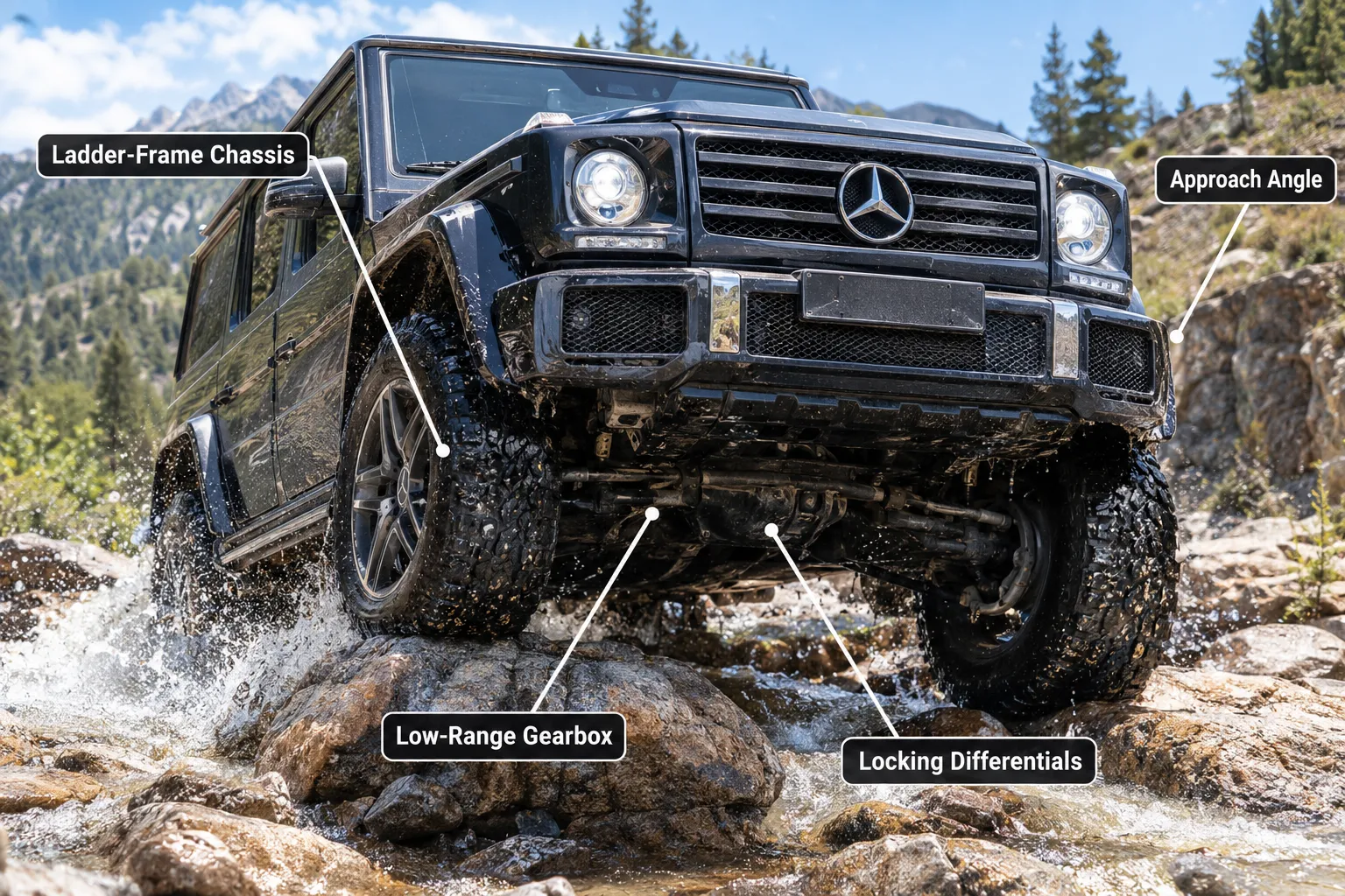 Off-Road Capability: What Sets the G-Class Apart