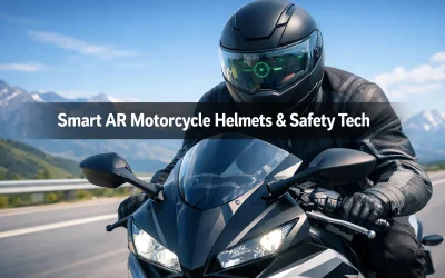 Smart AR Motorcycle Helmets & Safety Tech in 2026: HUD Displays, Crash Detection, and Helmet-Free Concepts Explained