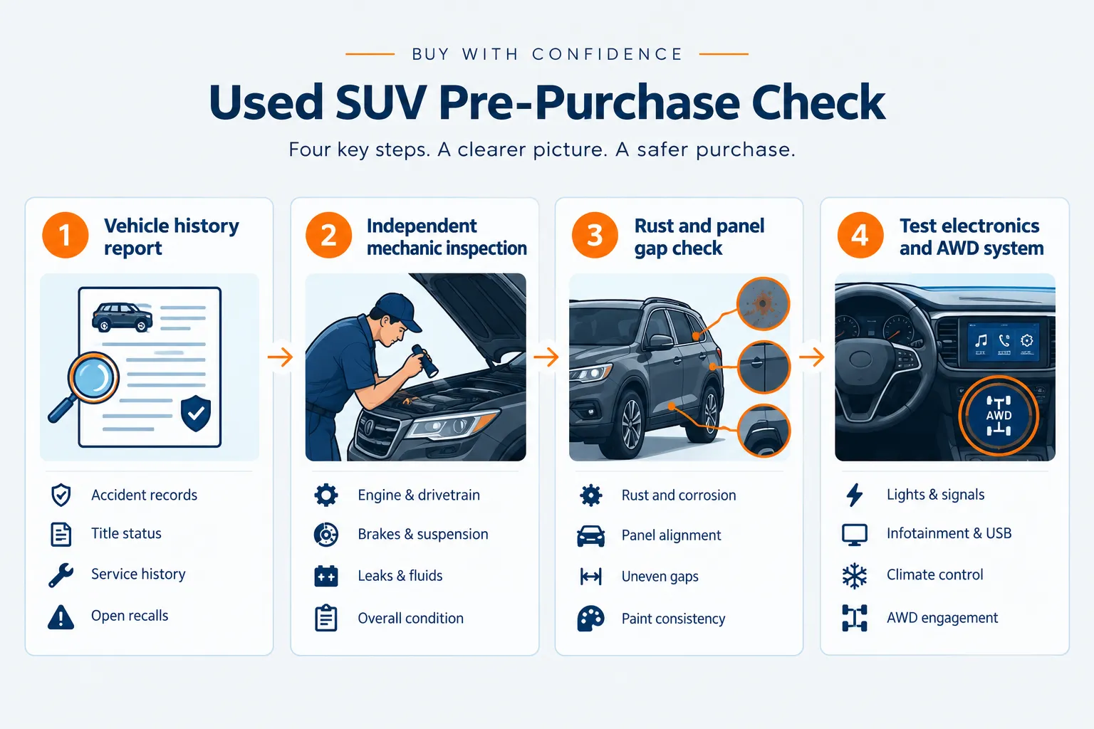 Hidden Ownership Costs, Inspection Checklist, and Your Used SUV Selection Worksheet