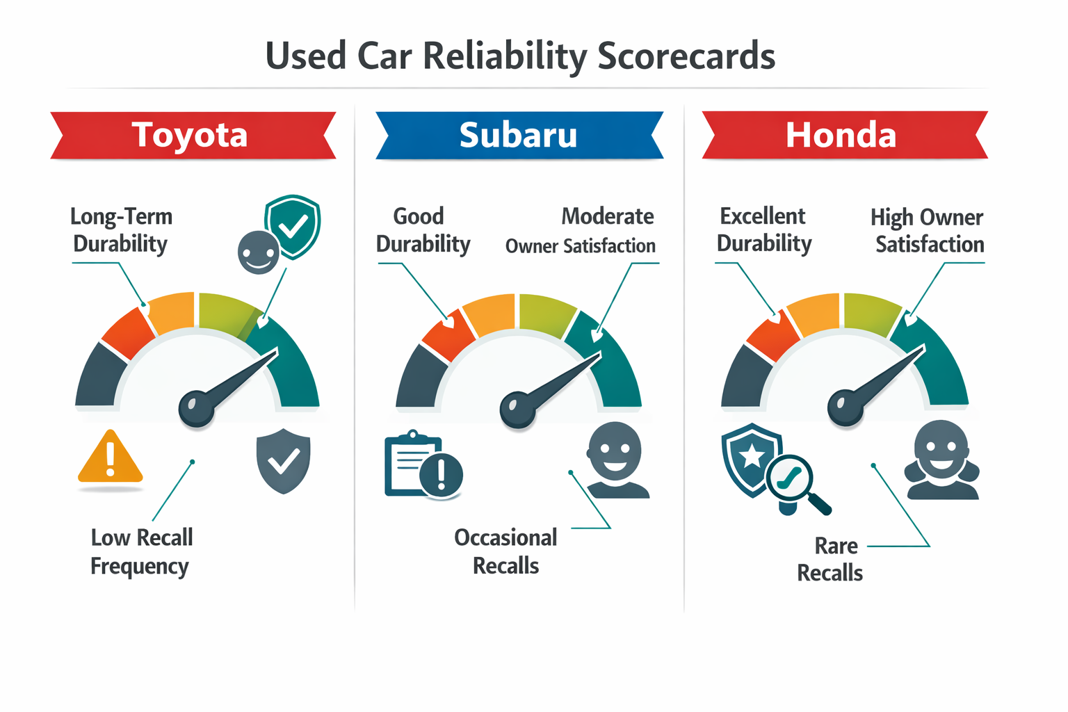 Reliability Rankings in 2026: Where Subaru, Honda, and Toyota Stand