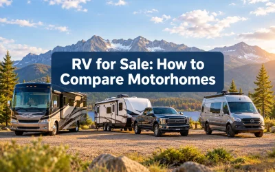 RV for Sale: How to Compare Motorhomes, Travel Trailers, and Camper Vans Before You Buy