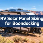 RV Solar Panel Sizing for Boondocking: Battery Capacity, Daily Watt-Hours, Inverter Loads, and Generator Backup RV Solar Panel Sizing for Boondocking: Battery Capacity, Daily Watt-Hours, Inverter Loads, and Generator Backup