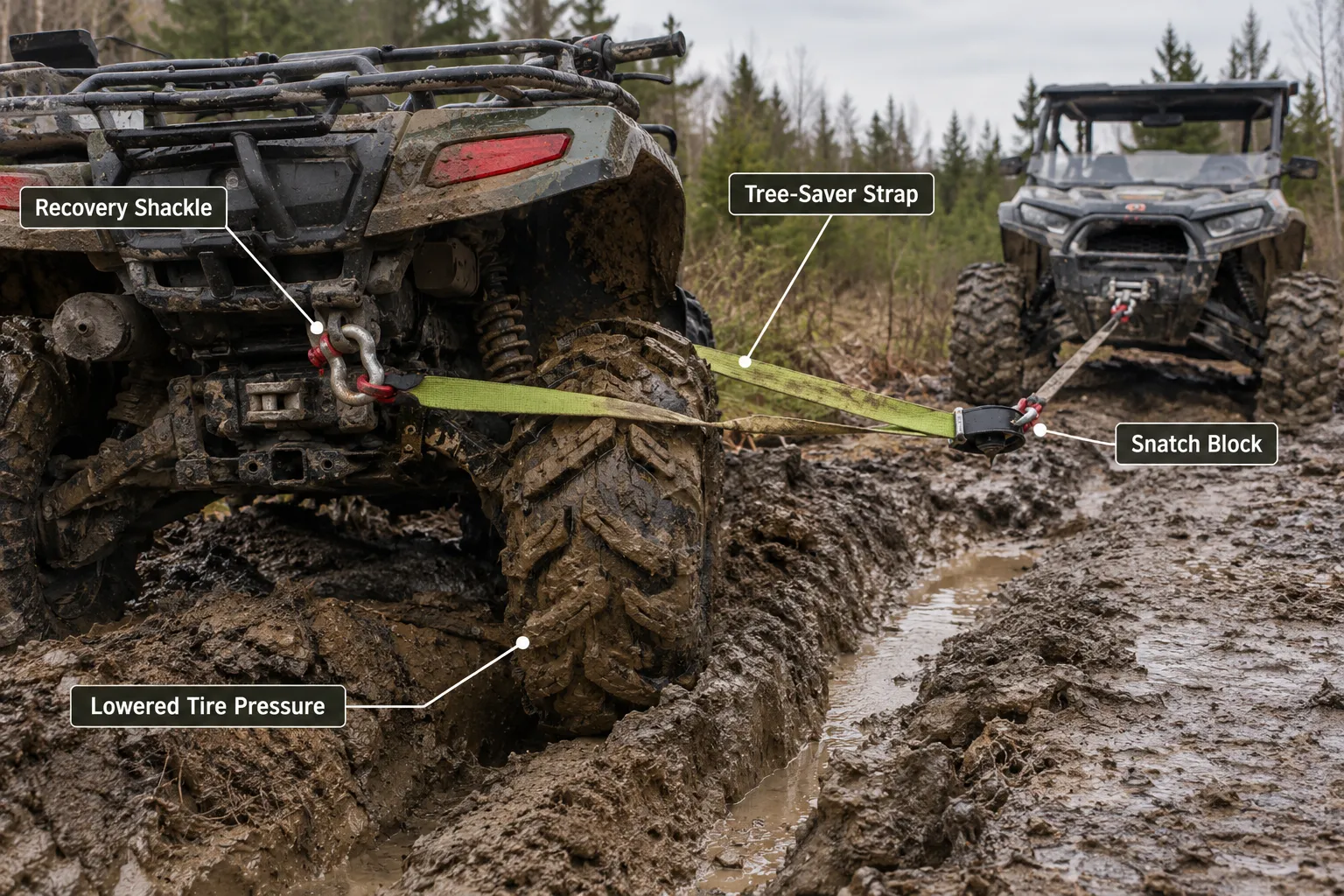 Tire Tread Patterns for Mud, Trail, and Utility Riding