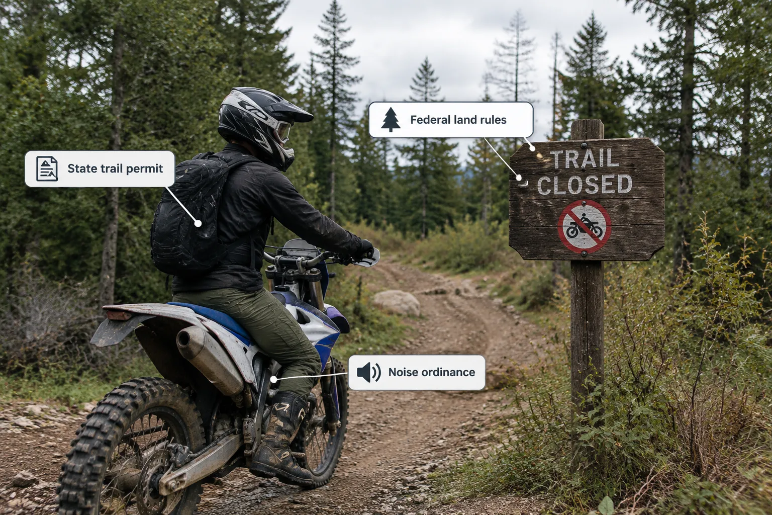 Trail Legality: Electric Dirt Bike vs Gas Dirt Bike on Public Land