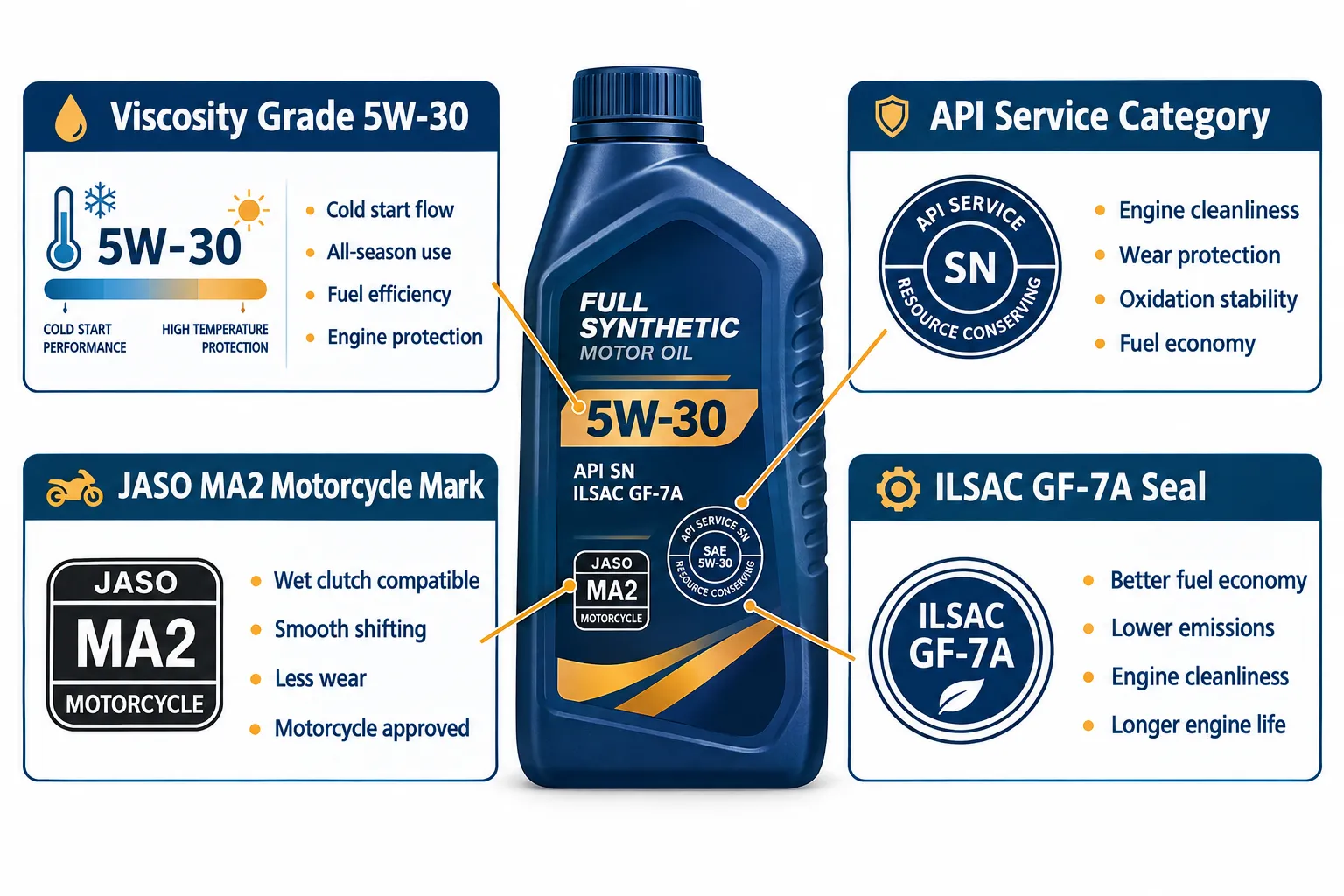 Understanding Viscosity, API, and JASO Ratings Before You Compare Brands