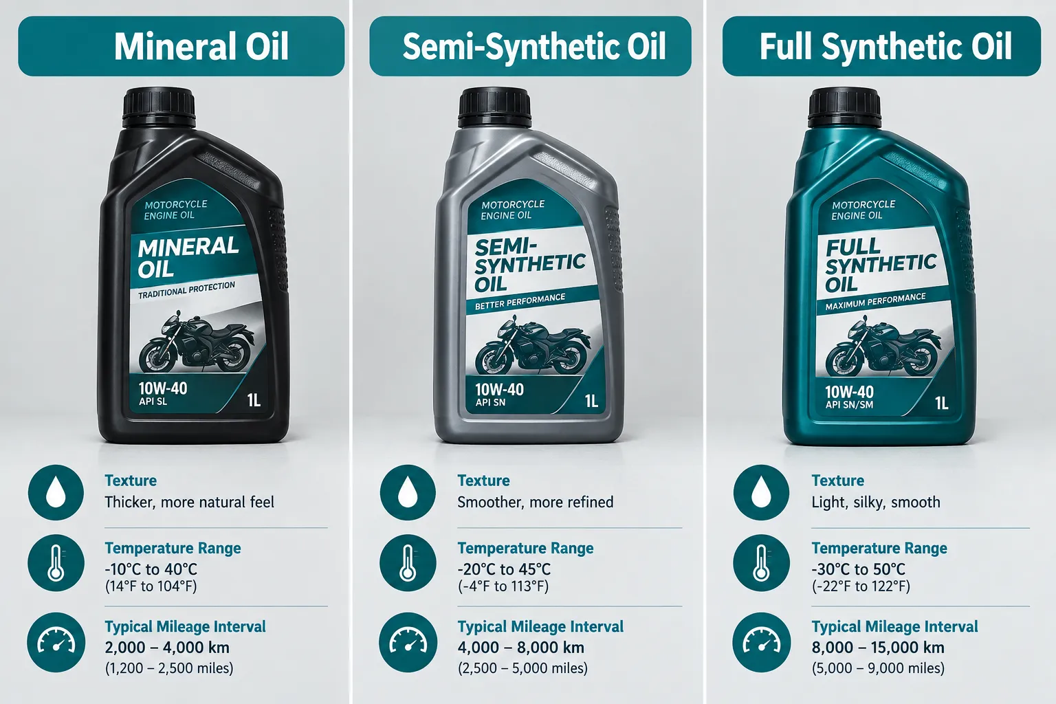 What Is the Best Oil for a Motorcycle? Synthetic vs Mineral vs Semi-Synthetic
