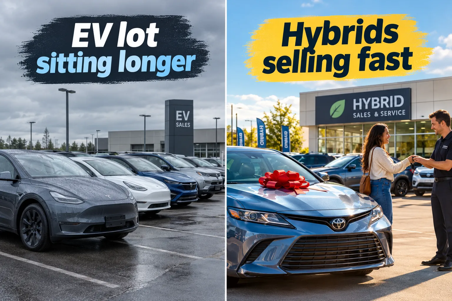 Why US EV Sales Are Sliding While Hybrids Surge